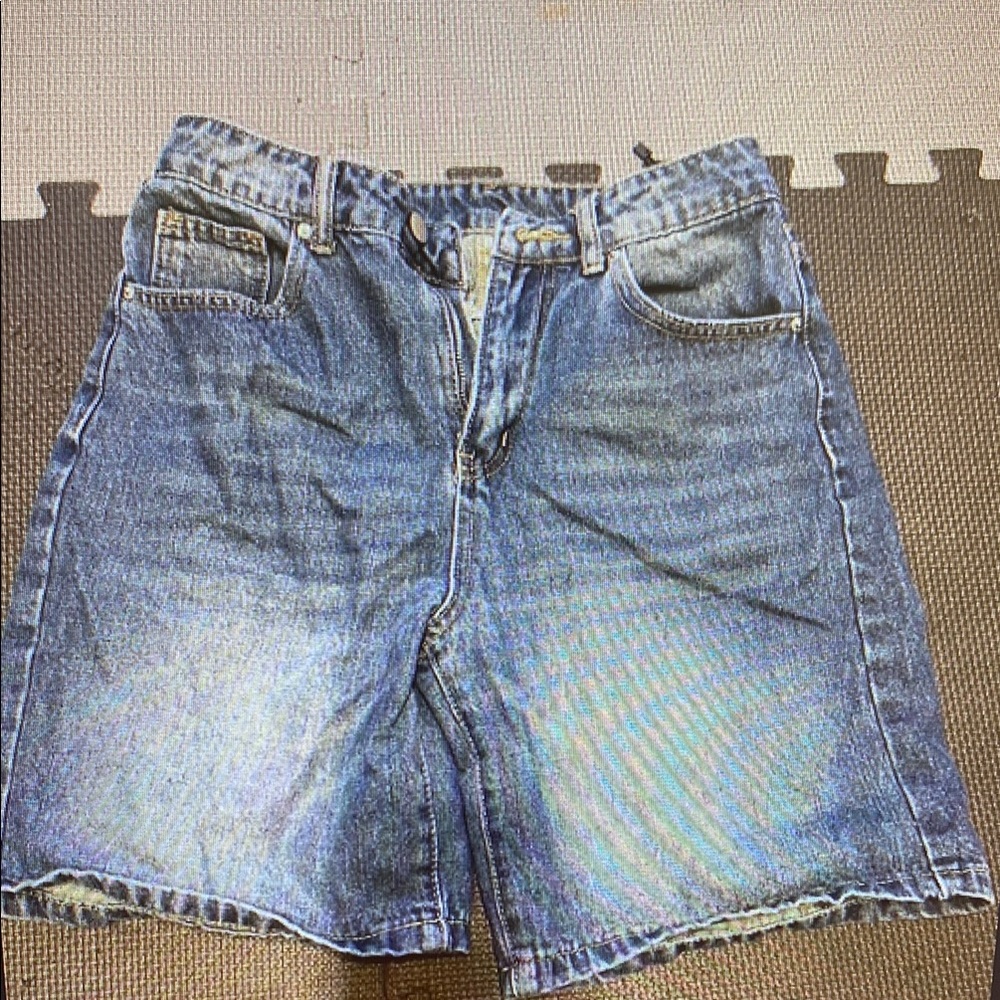 Classic Blue Denim Shorts
